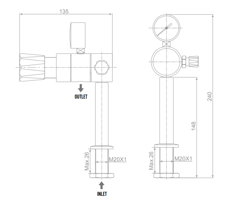 Kolektor LHPI 300TP - rysunek