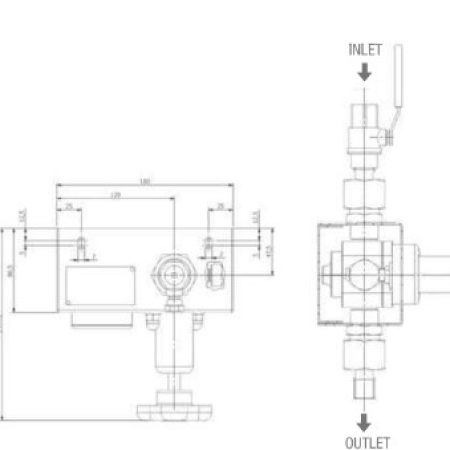 Panel regulujacy cisnienie